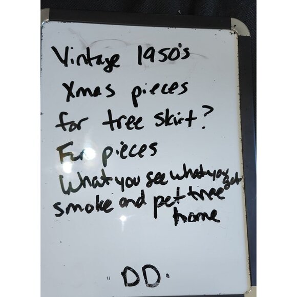 Vintage Christmas Appliqué Decorations Tree Skirt Festive Cutouts Embellishments - Picture 15 of 15